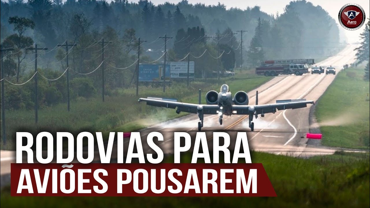RODOVIAS que se TRANSFORMAM em AEROPORTOS. Isso EXISTE