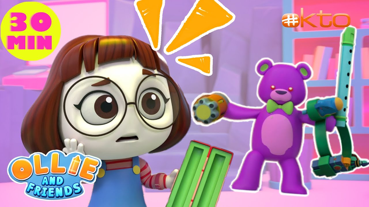 Toy Bear Comes ALIVE & Tries To Tear Apart Ollie And His Team | Cartoons For Kids | @Mediacorp okto