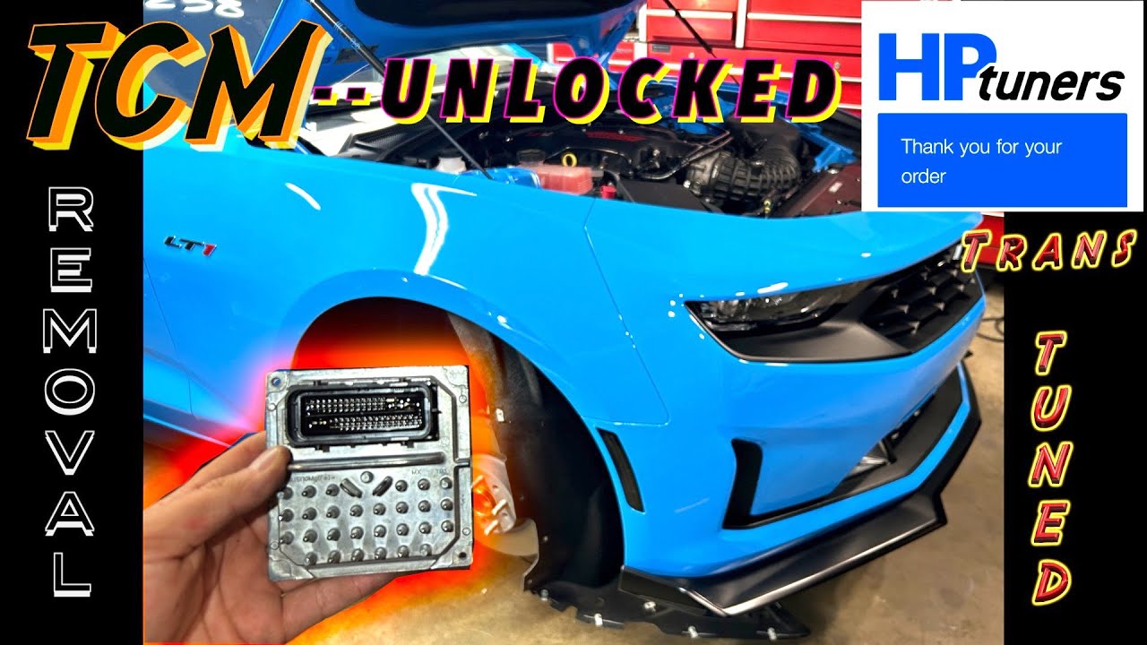 Camaro TCM Removal and unlocked with HPTUNNERS