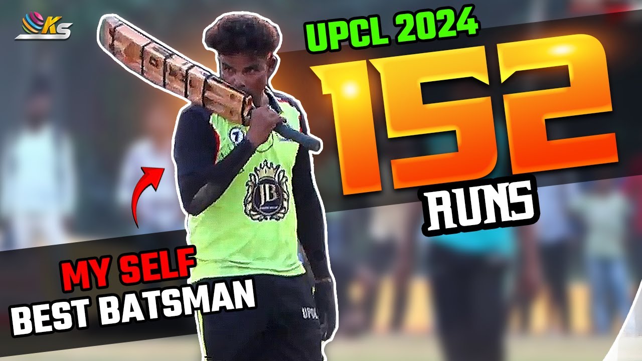 Krishna Satpute UPCL 2024 Batting | My Self Best Batsman of the Tournament (152 Runs)