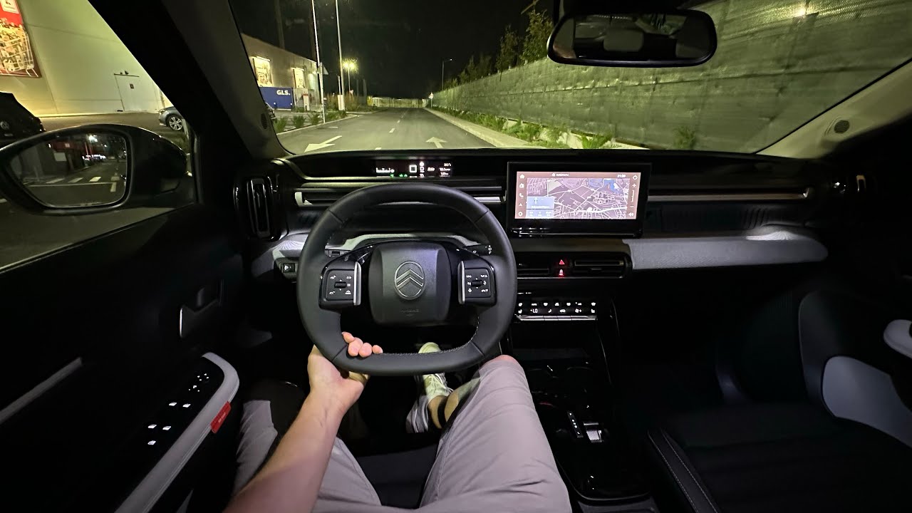 New Citroen C3 Aircross 2025 Night Test Drive POV