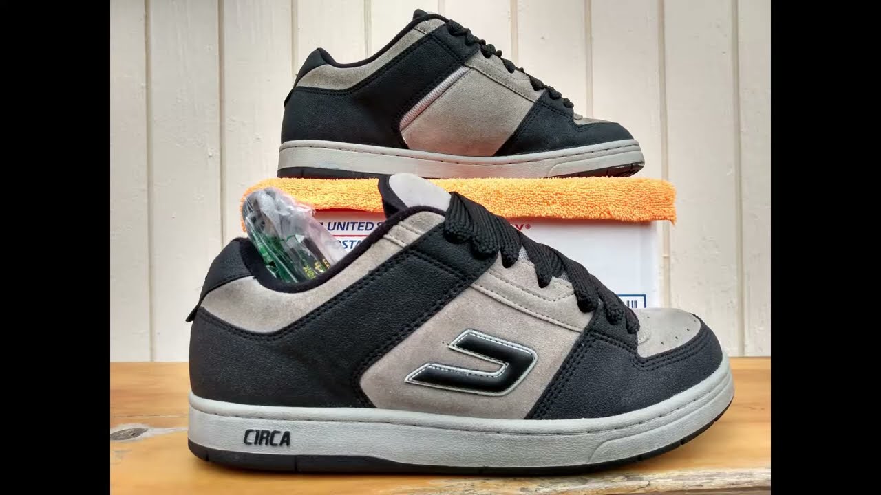 C1RCA Vintage Skate Shoes Mark Appleyard Pro Model MA207 Mens Size 12 Gray Black Year 2004 *SOLD*