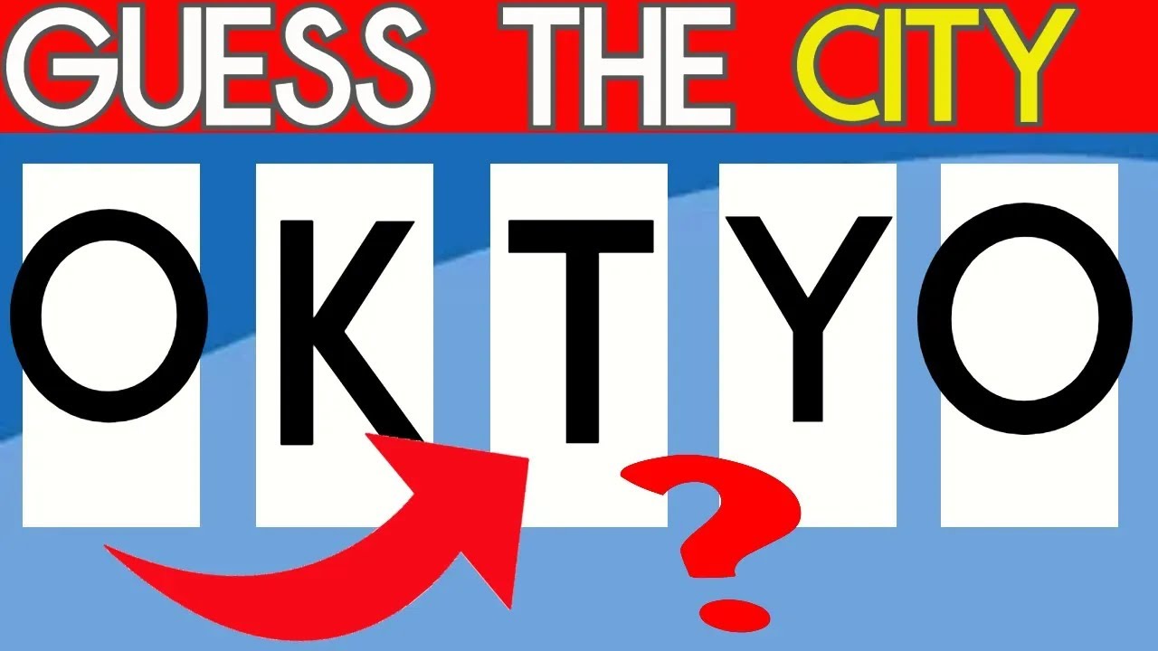 Guess The Scrambled Name   Capital City Quiz 🌍 🤔