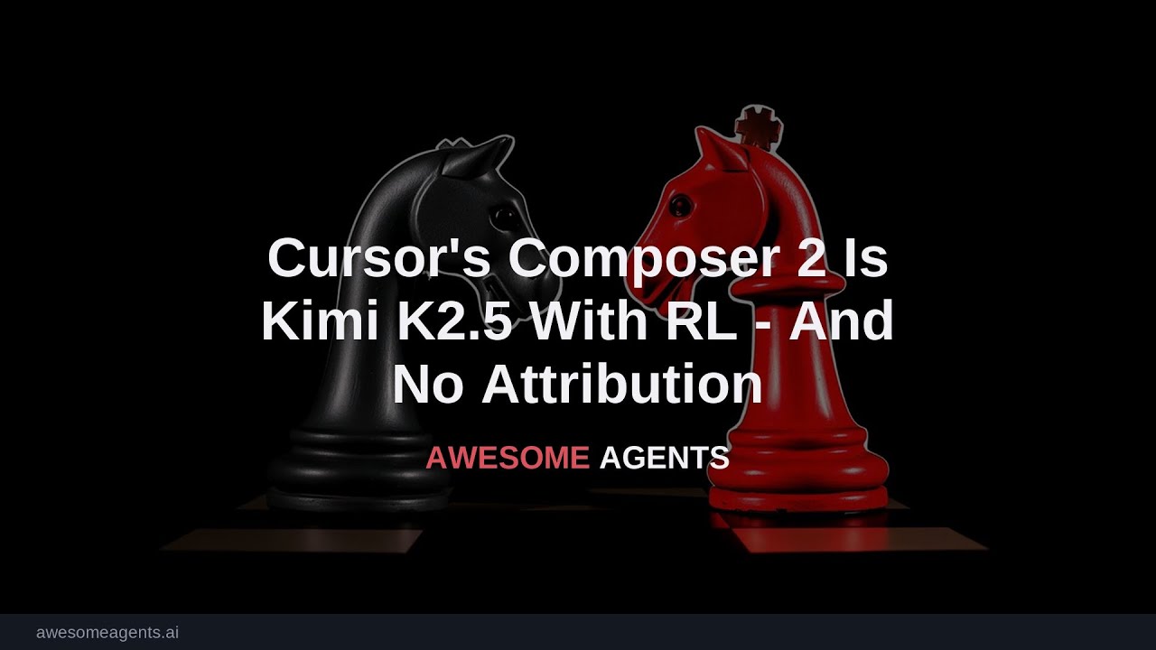 Cursor's Composer 2 Is Kimi K2.5 With RL - And No Attribution