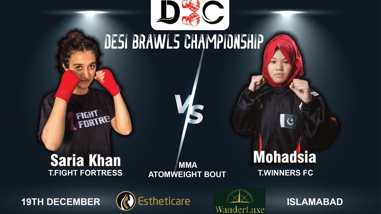 Saria Khan(TFF) vs Mohadisa(T.WFC) 52kg Women Strawweight Mma Amt Bout in DBC1 on 19th Dec21, ISL