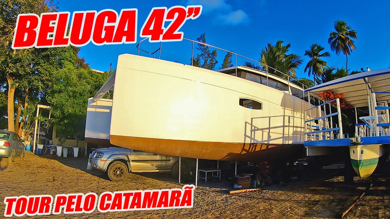 Tour pelo Cat Beluga 42 em construção na Paraíba - IPA Dive & Sail