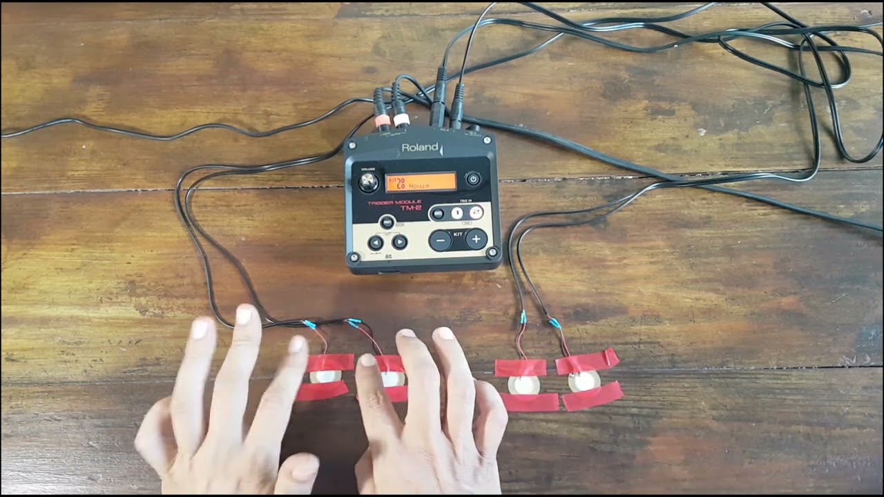 My first DIY Electronic Drums with Roland TM2