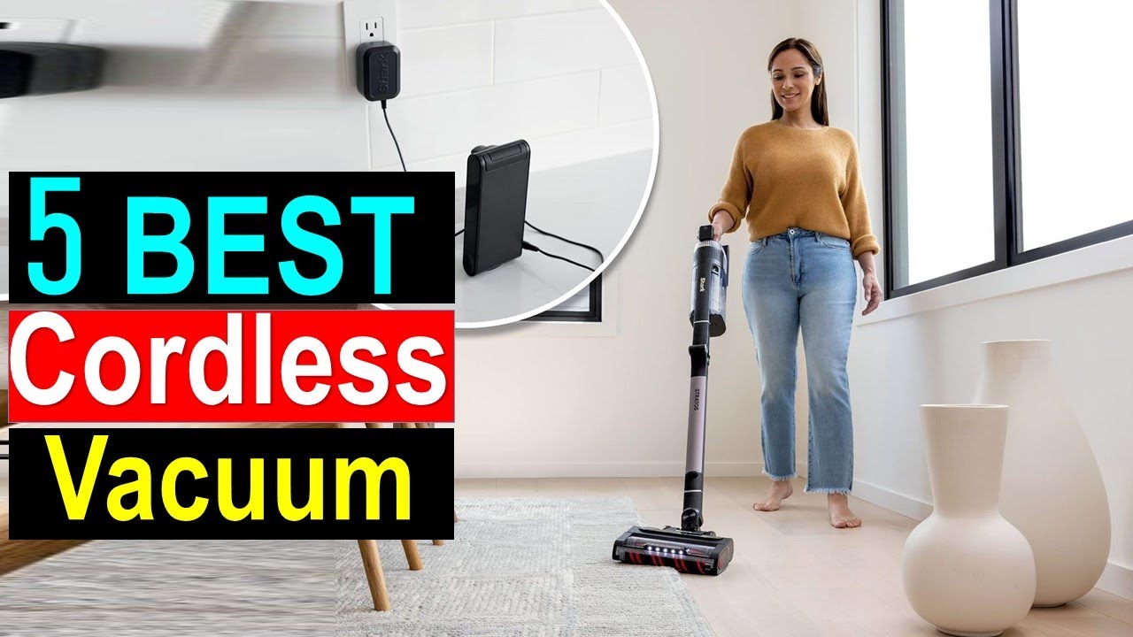 ✅Best Cordless Vacuum 2023!/Top 5 Best Cordless Vacuums
