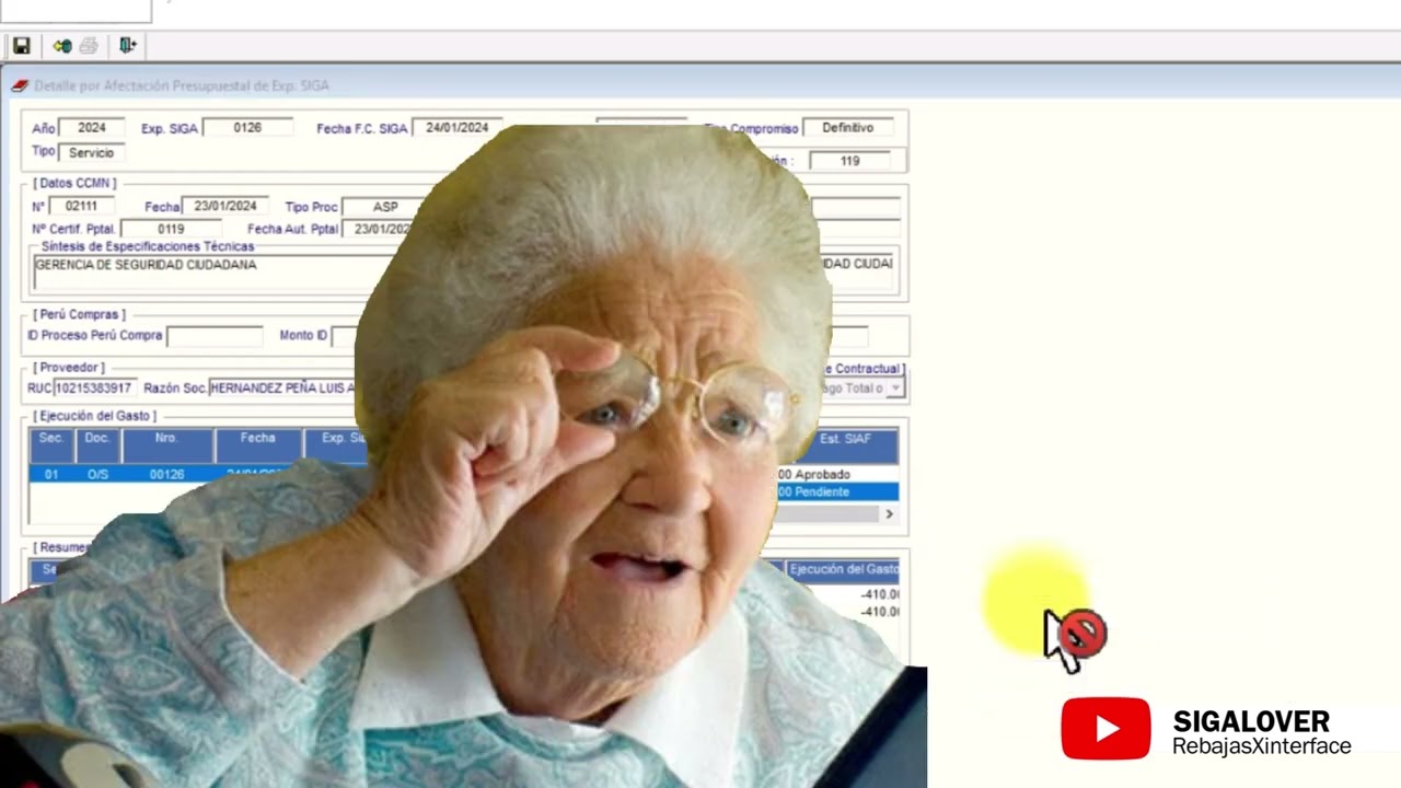 REBAJAS SIGA POR INTERFACE SIAF RP (WEB, plataforma MEF LANDING)