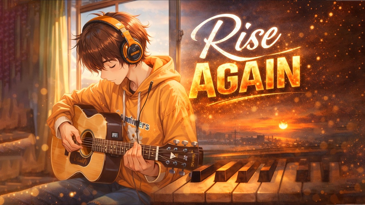 Rise Again Emotional Song – Anime Acoustic Guitar Motivation