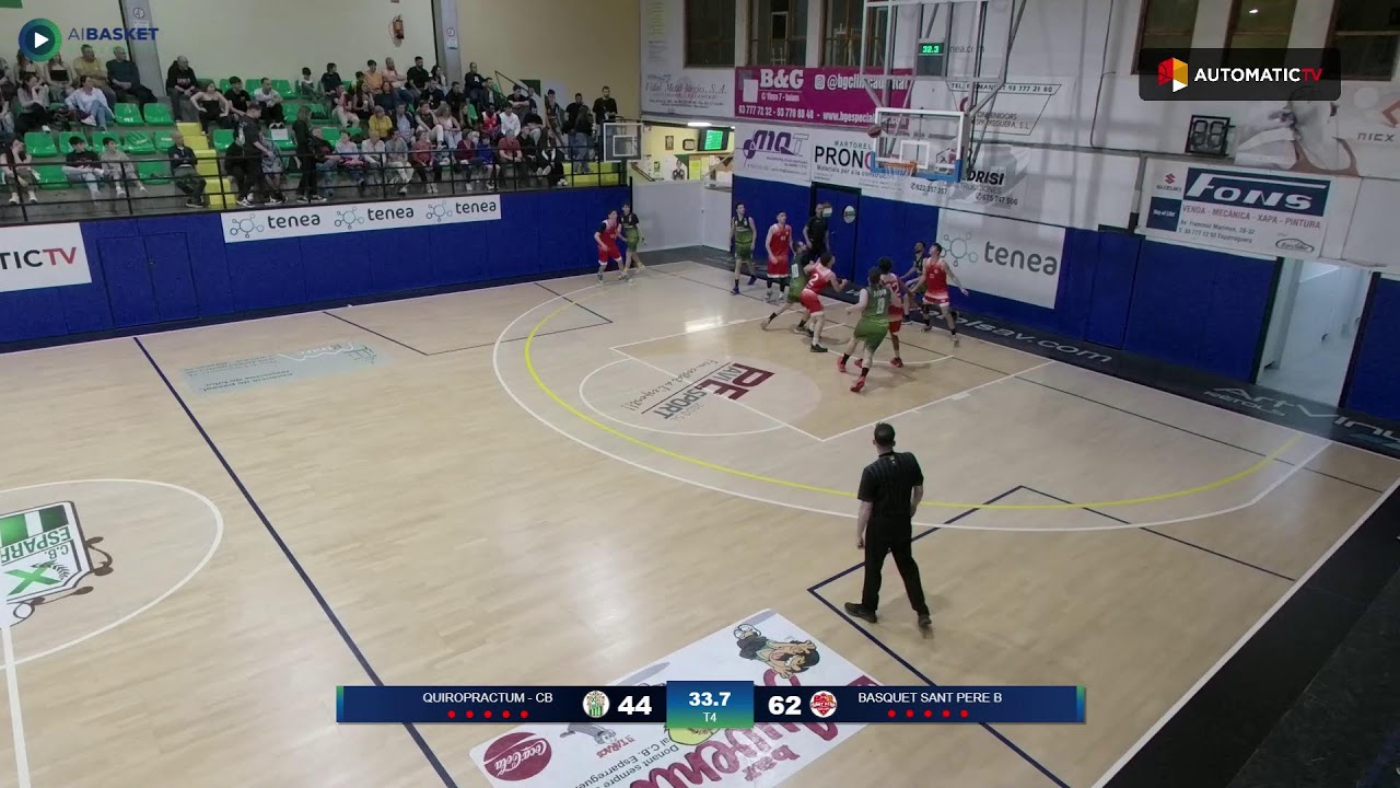 QUIROPRACTUM - CB ESPARREGUERA VS BASQUET SANT PERE B