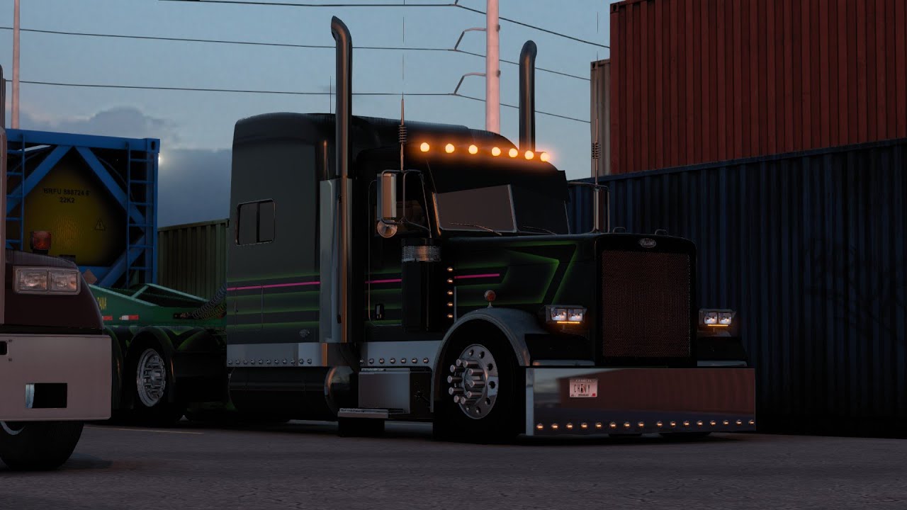 American Truck Simulator Haterbilt and B4rts Cheetah tankmaster short haul in Alburquerque