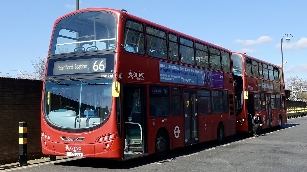 London Bus Route 66 - Romford to Leytonstone - Subtitles