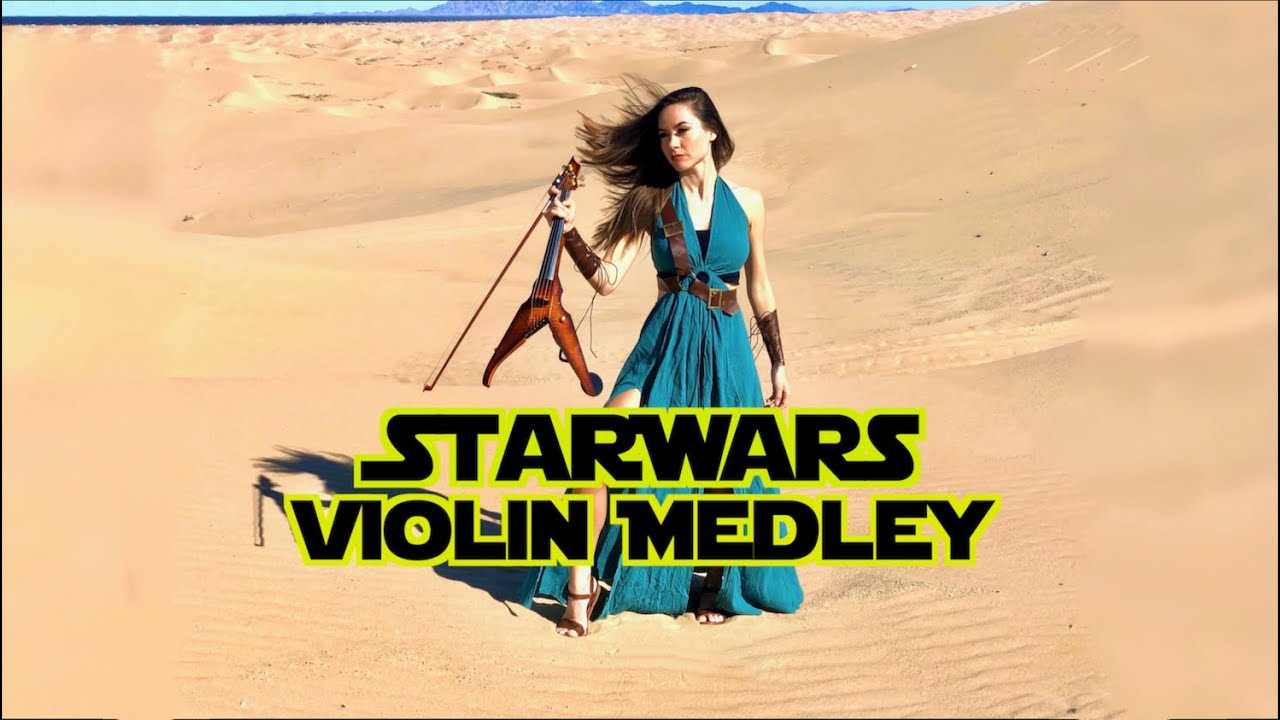 STAR WARS Violin Medley - Electric Violin Cover | Amy Serrano