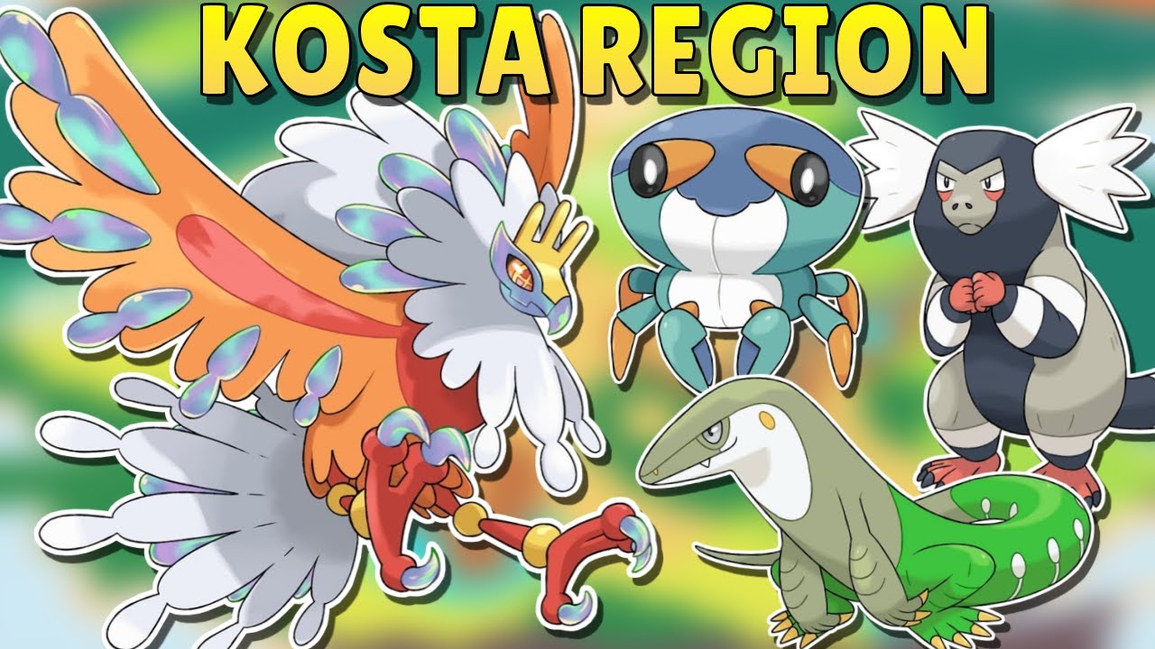 Новый регион покемонов в Бразилии — Pokemon Kosta — Fakemon