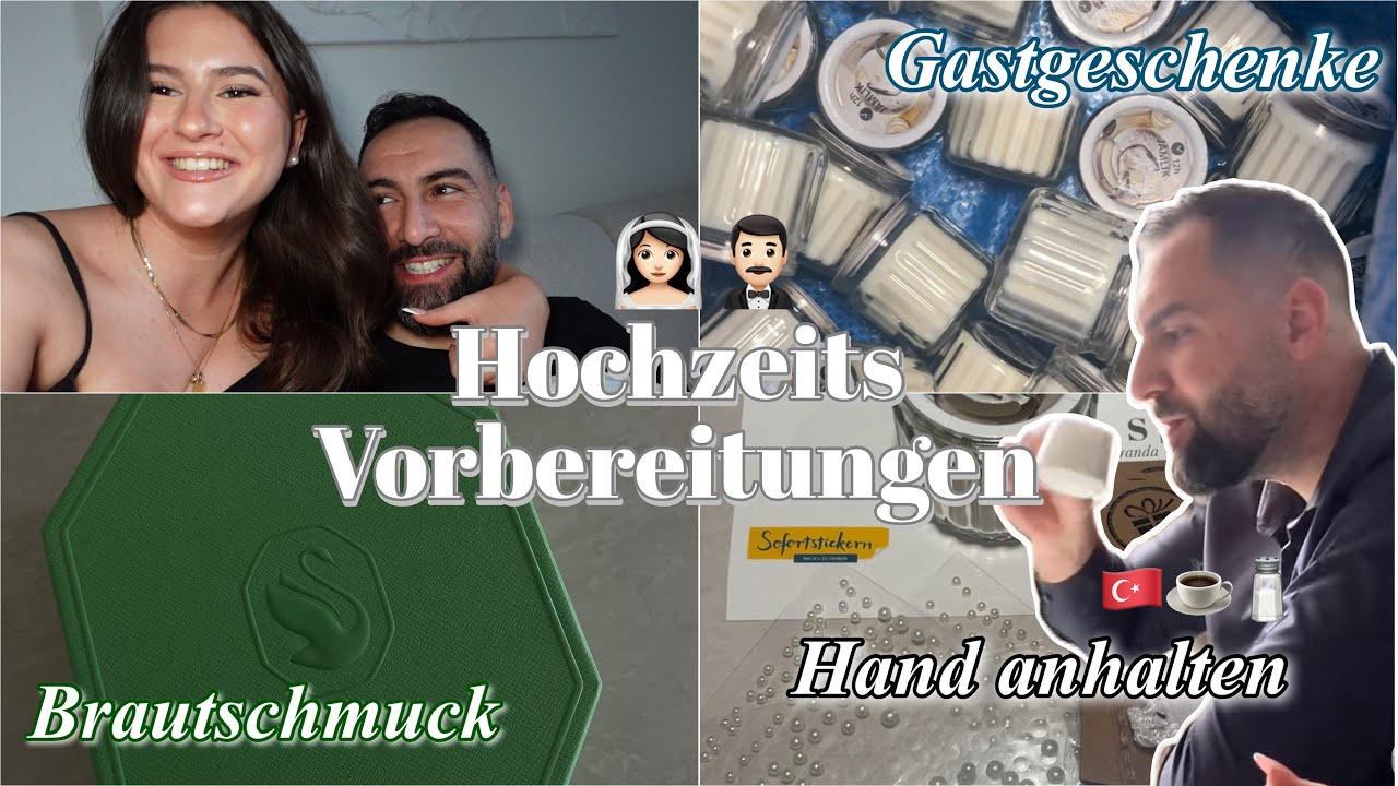 Hochzeitsplanung: Brautschmuck, Gastgeschenke günstig & einfach selbst machen, Hand Anhalten🇹🇷☕️