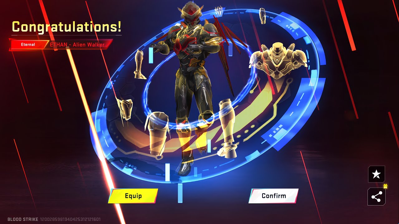 GACHA NEW ETERNAL ETHAN ALIEN WALKER BLOODSTRIKE