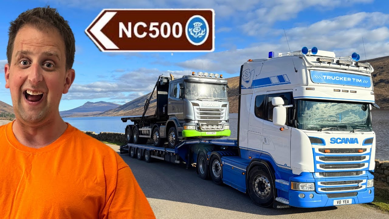 OVERNIGHT TO SCOTLAND NORTH COAST 500 | #truckertim