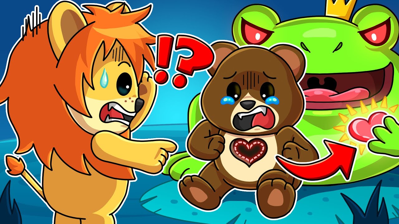友達の心臓がカエルの王子にぬすまれたロブロックス【 Roblox Escape The Frog Obby 】