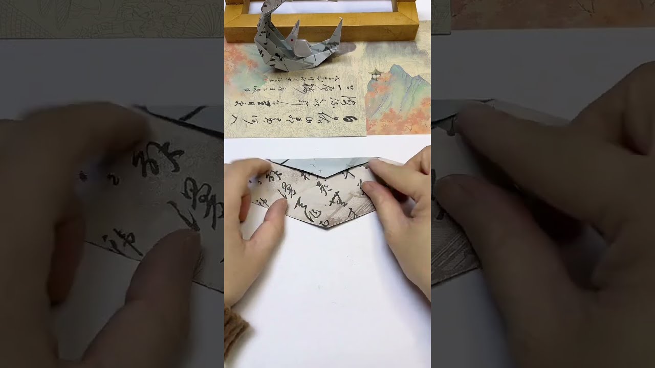 Mid-Autumn Festival is here to make moon rabbit with children handmade DIY origami Parent-child