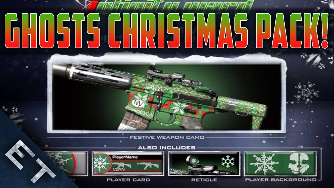 Call of Duty Ghosts - FREE Holiday Personalization Pack (Christmas Camo, Reticle, and Player Card)