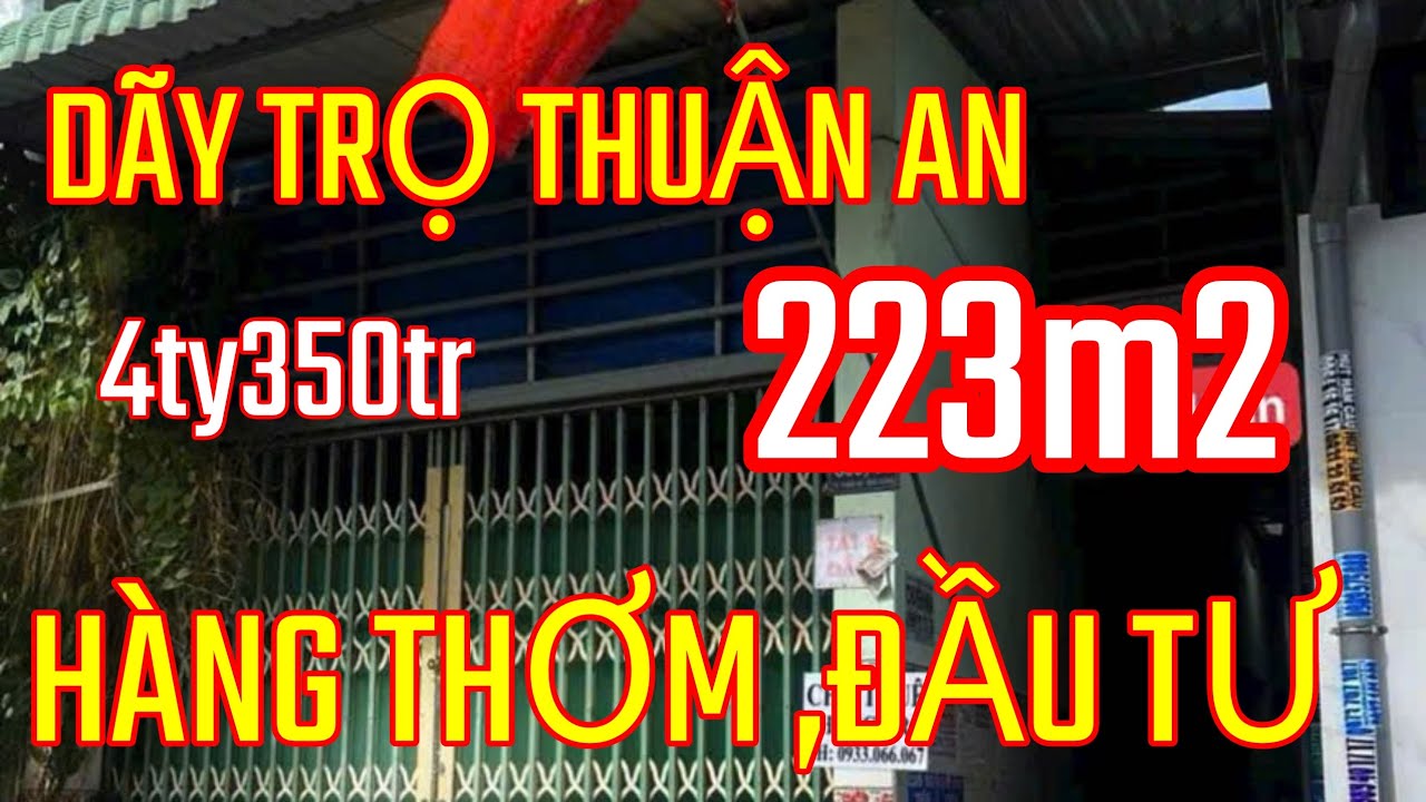 Tập 81) BÁN DÃY TRỌ GIÁ RẺ 4TY350 THUẬN AN, BÌNH DƯƠNG LH 0866943473 