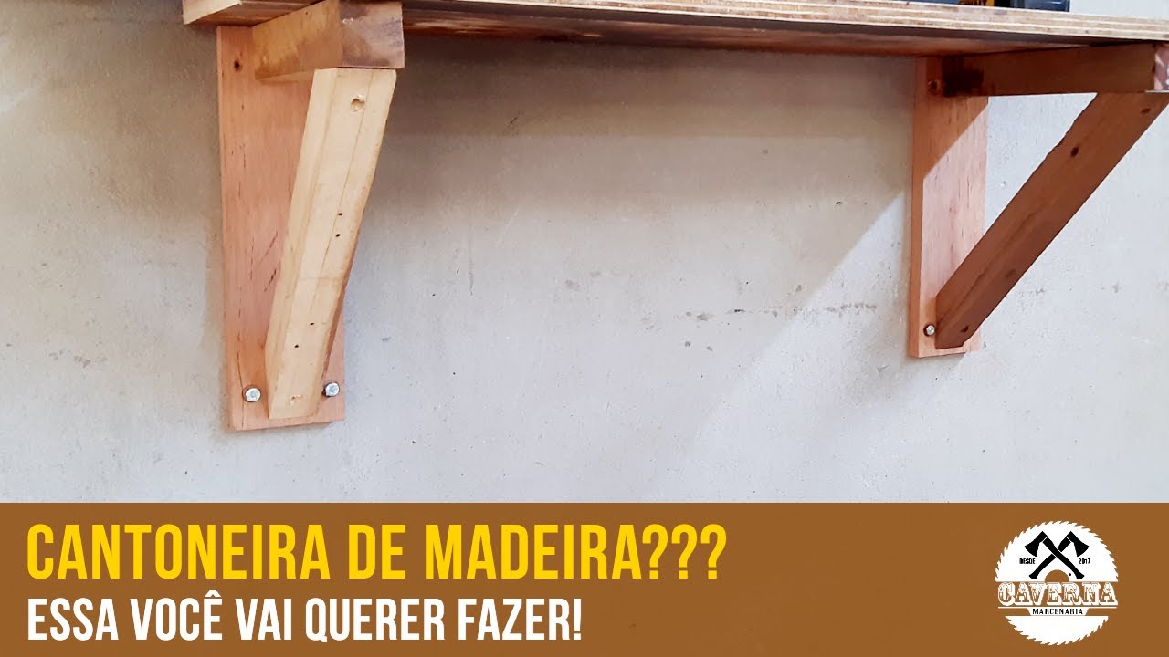 CANTONEIRA DE MADEIRA - MÃO FRANCESA | POR MENOS DE 5 REAIS DIY MADEIRA