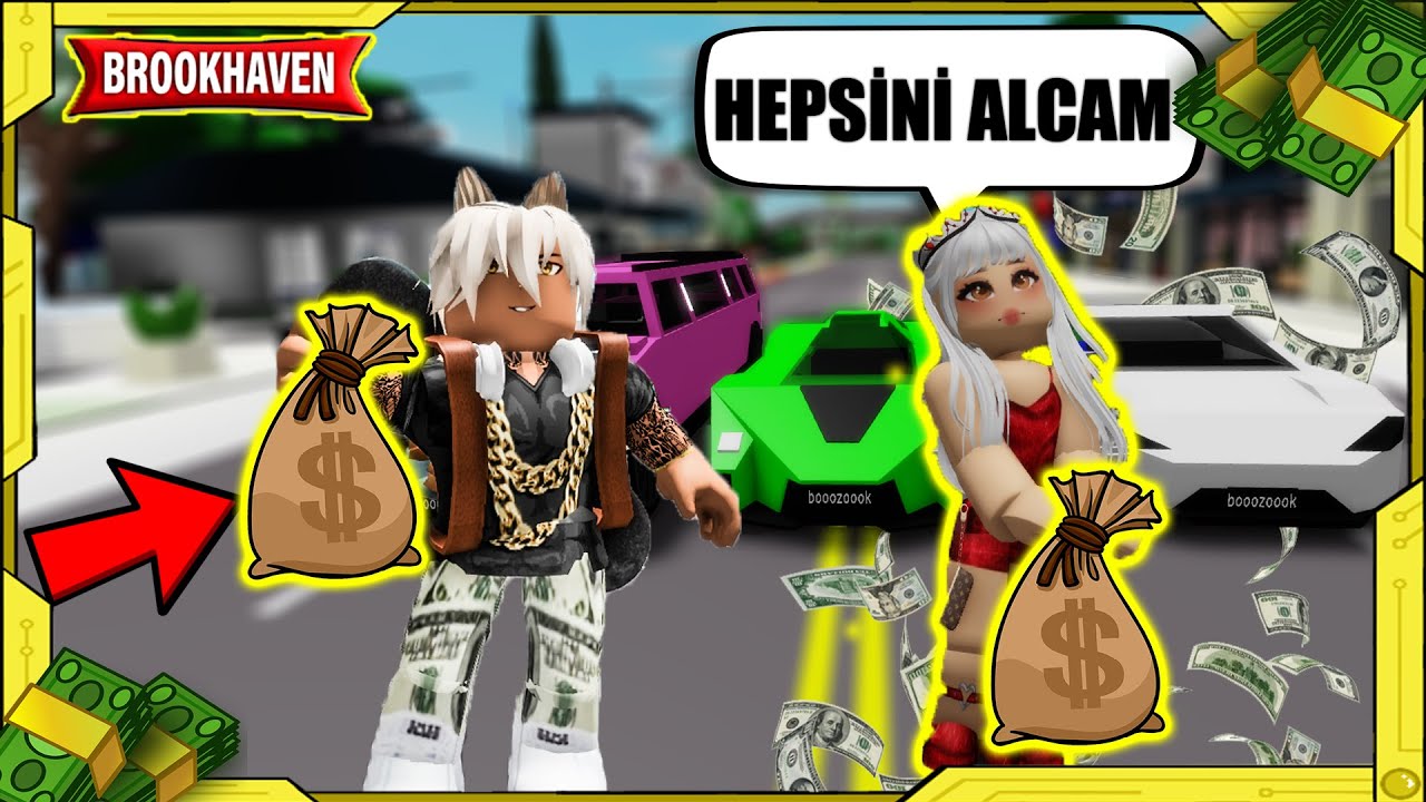 Zengin arabalarını SATTIM!😂(ROBLOX Brookhaven🏡RP)