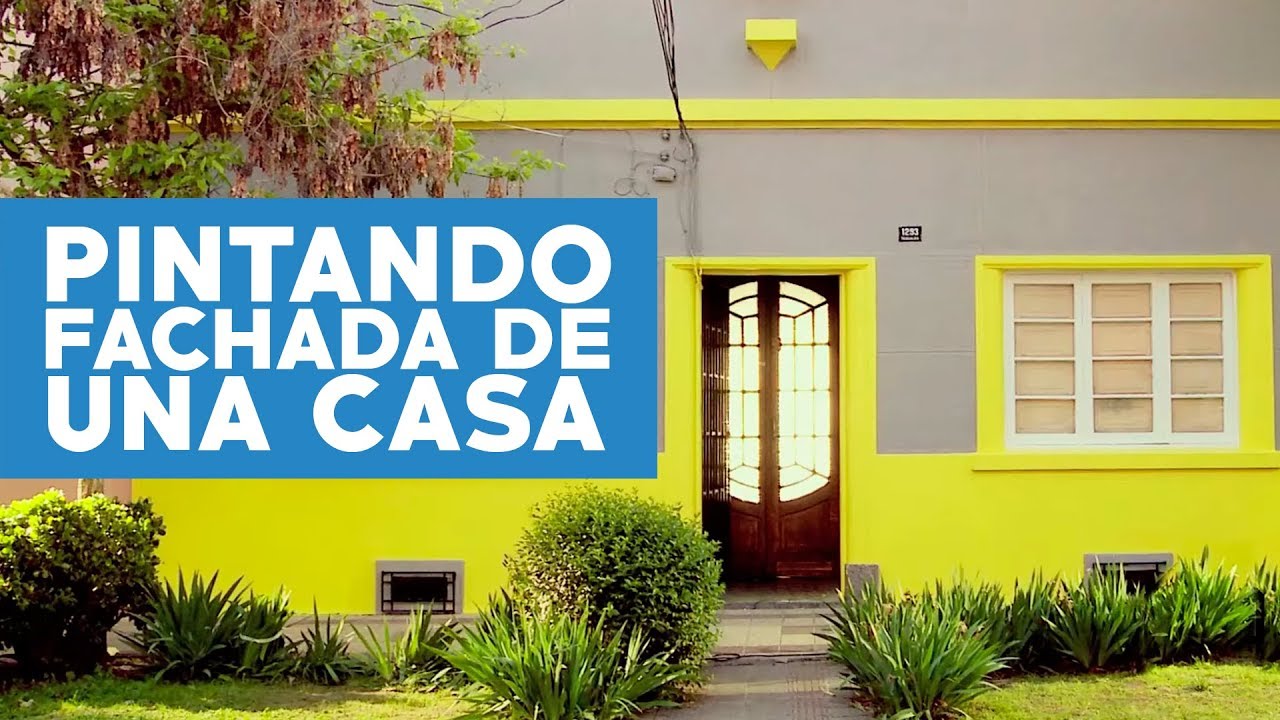 Cómo pintar la fachada de una casa