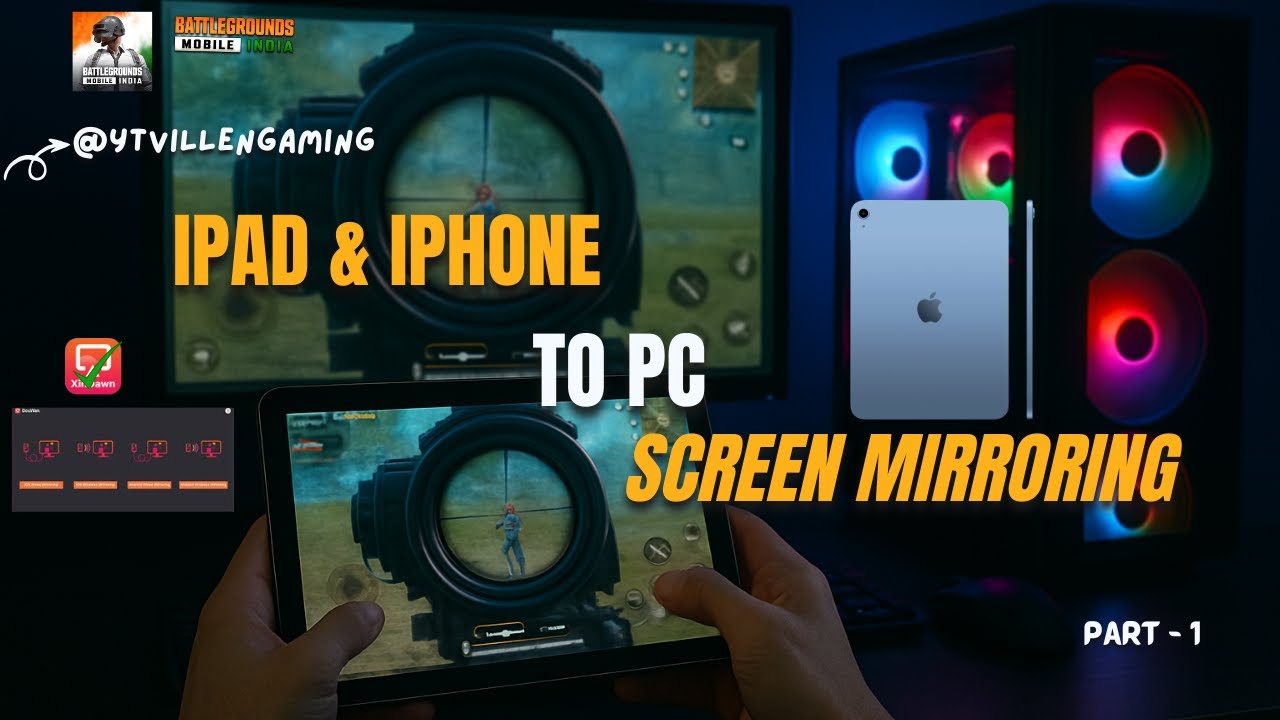 iPad iPhone To PC Screen Mirroring | 4K Quality | iOS To PC Screen Mirroring | Douwan Free | Part-1