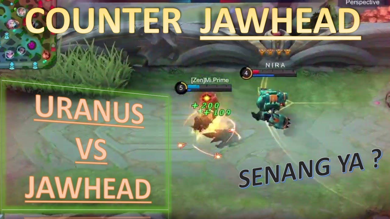 URANUS COUNTER JAWHEAD l Tutorial l Mobile Legends