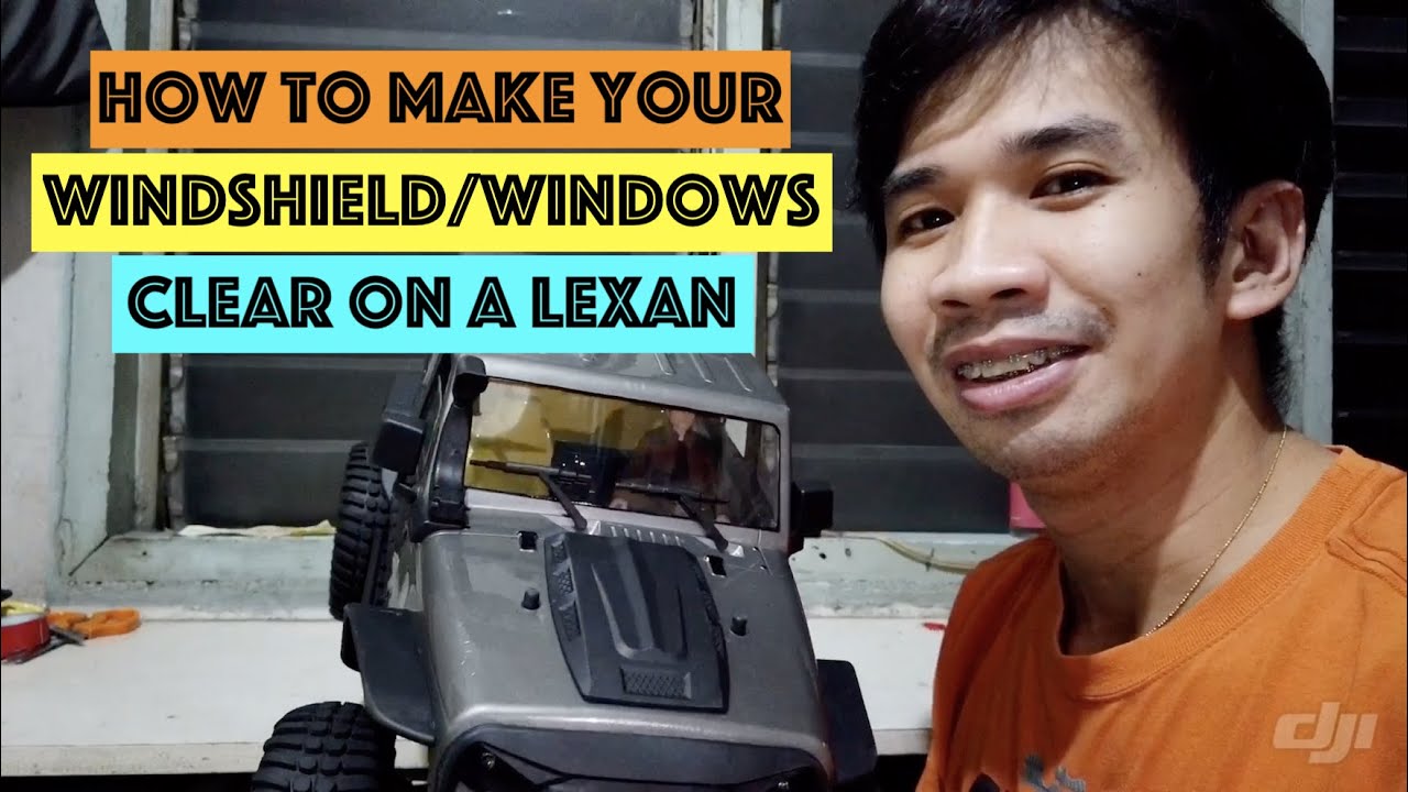 How To Make Your Windshields/Windows Clear on a Lexan Body Tutorial