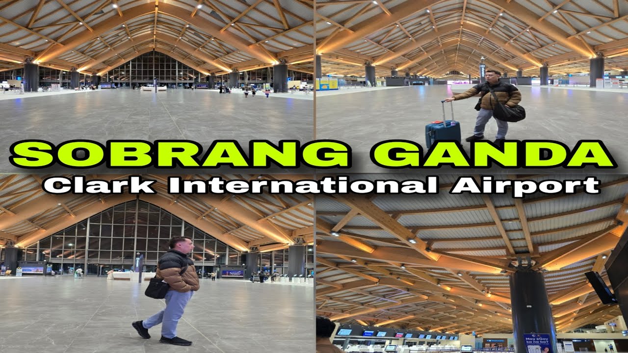 SOBRANG GANDA | Clark International Airport, The Best in the Philippines with no Budol in Pampanga