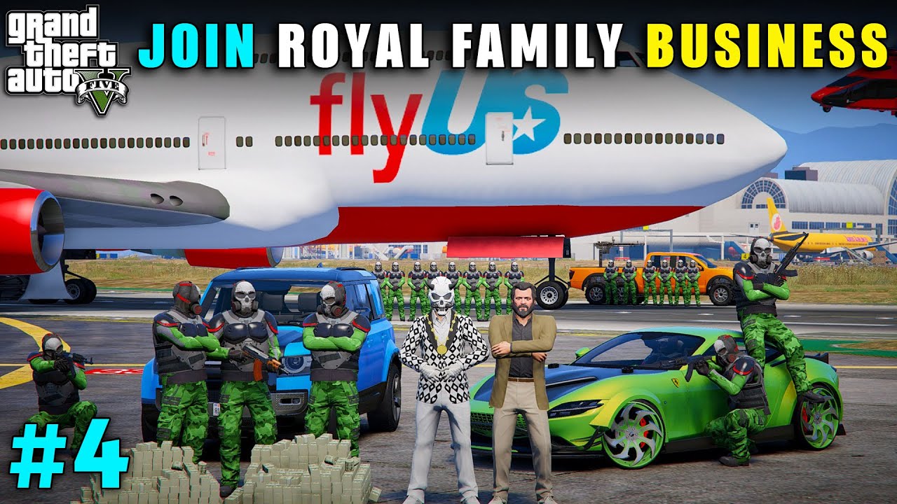 MICHAEL JOIN ROYAL FAMILY BUSINESS | GTA V GAMEPLAY #4
