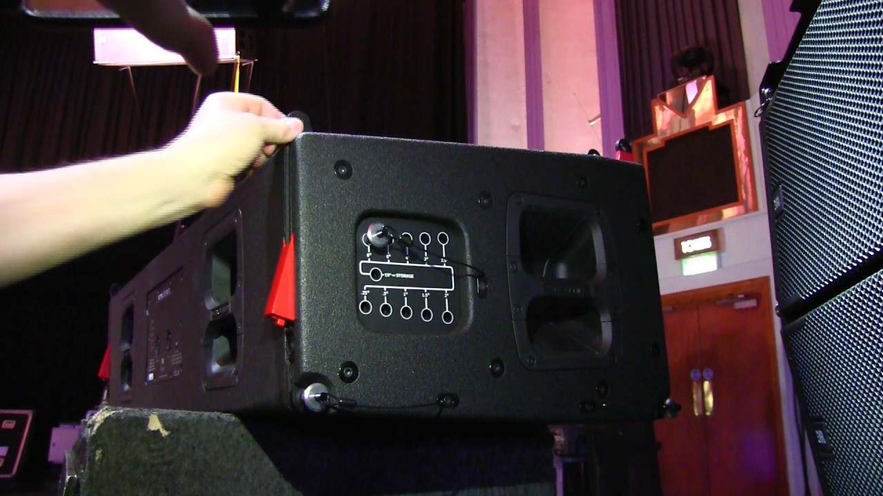 JBL VTX A12 - nowy system katowania (new Suspension Rigging System)