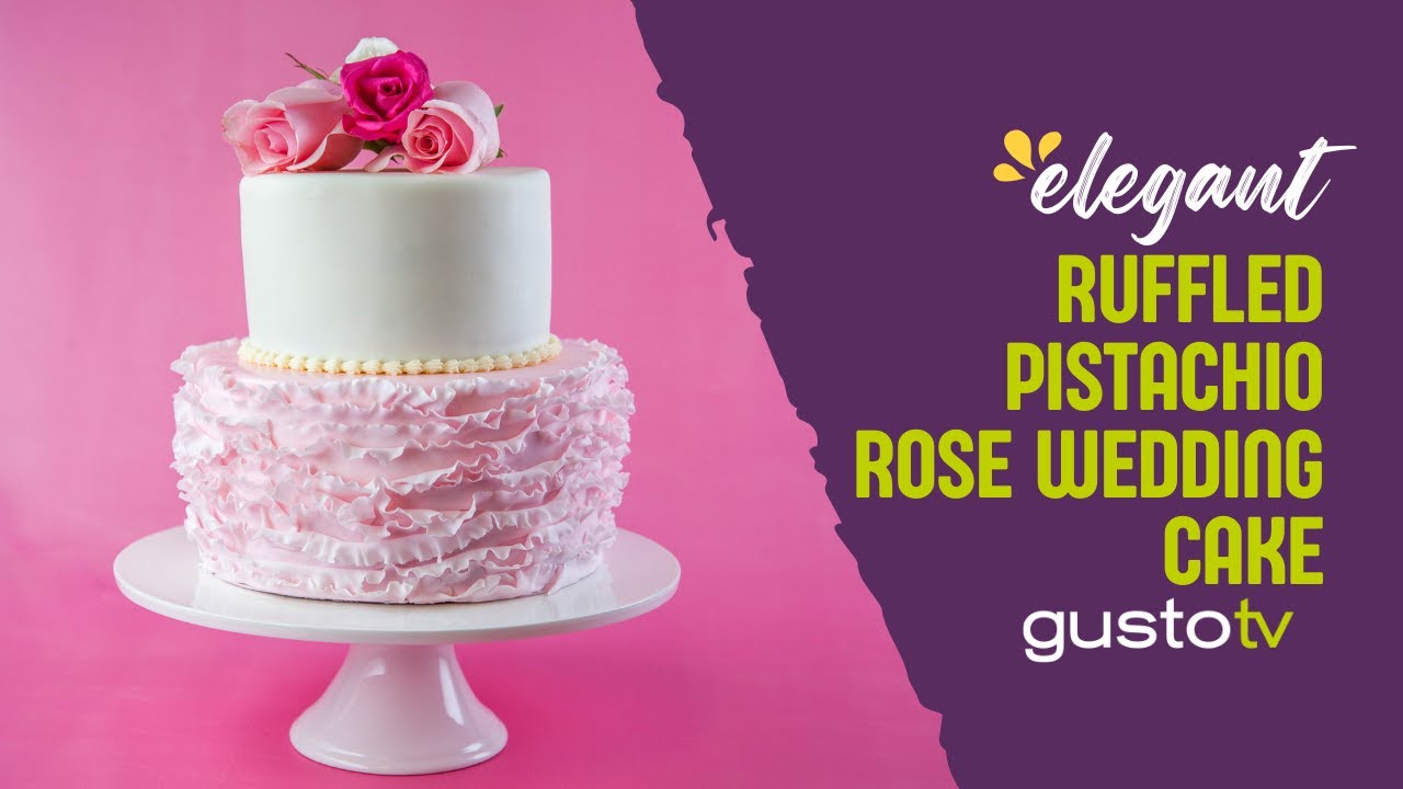 HOW TO MAKE YOUR OWN WEDDING CAKE: PISTACHIO-ROSE CAKE