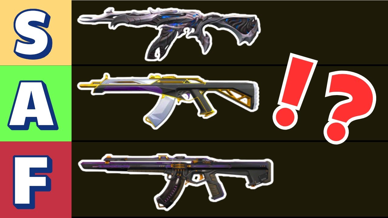I Ranked EVERY Vandal Skin in VALORANT...