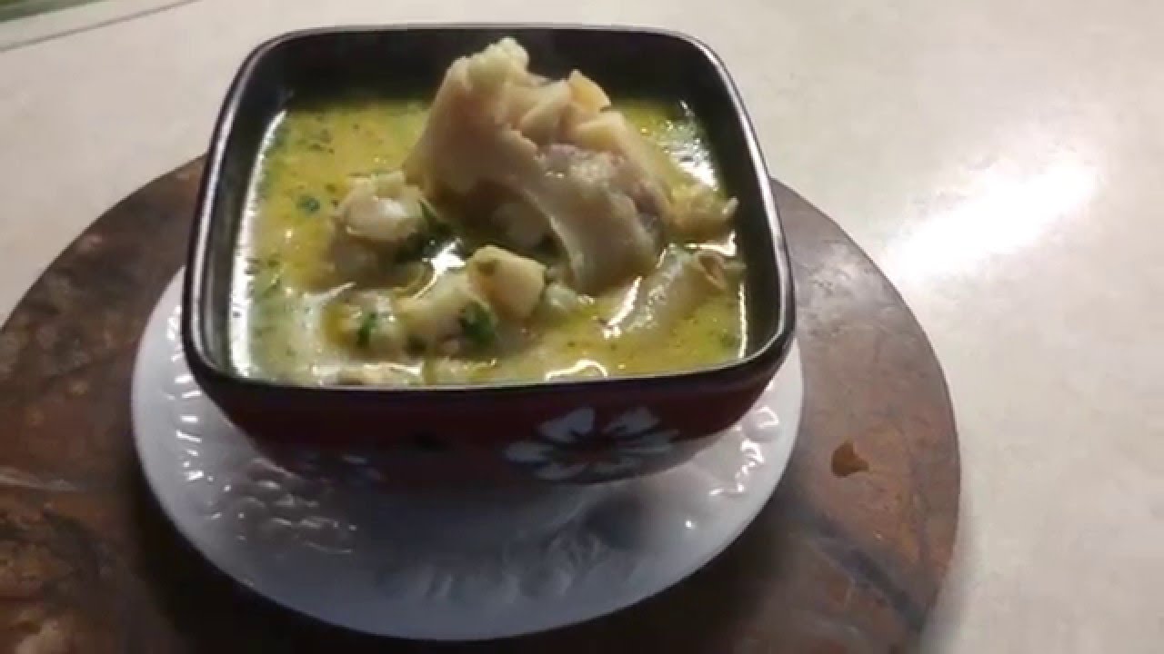 CALDO DE PATAS ECUATORIANO