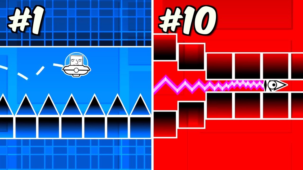 Проходим 10 ЭКСТРЕМАЛЬНЫХ испытаний в Geometry Dash!