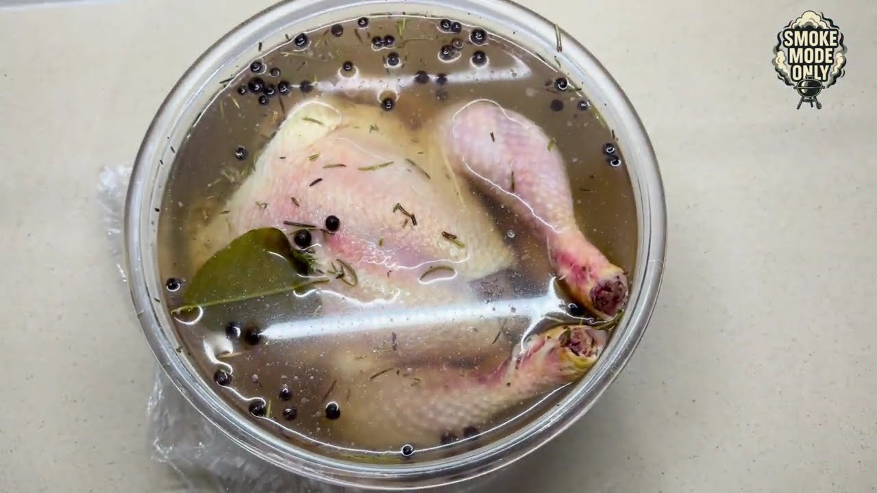 How to Smoke a Juicy Whole Chicken With Brine | Ninja Woodfire Recipe