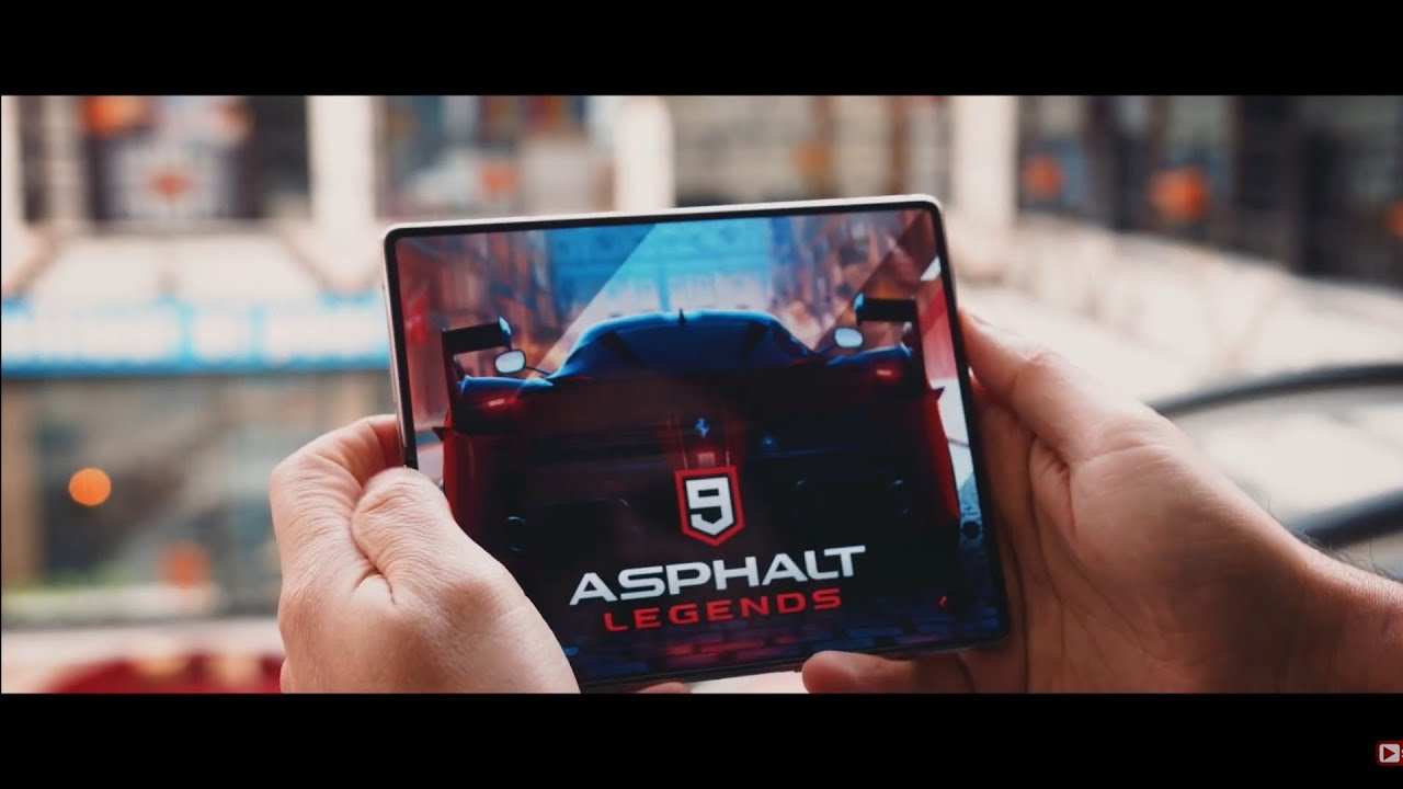 Samsung Galaxy Z Fold 2 Gaming Test Asphalt Rally Racing HDR+ Ram 12 | Snapdragon 865+