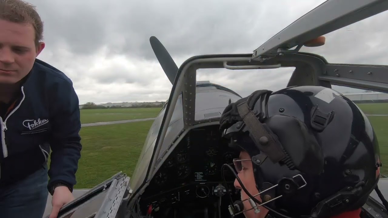 FOKKER D.21 229 FINAL TEST FLIGHTS COCKPIT VIEW