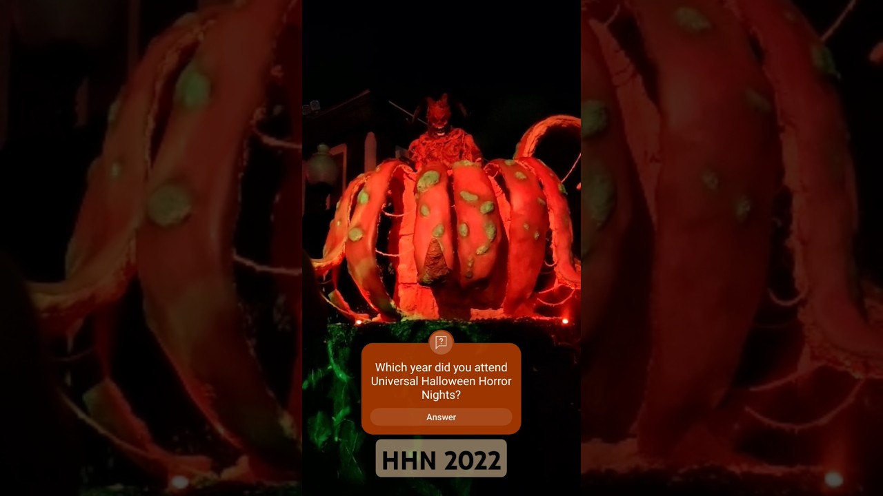 Universal Halloween Horror Nights Pumpkin King 😱 #halloween #universal #hhn #usa #pumpkin