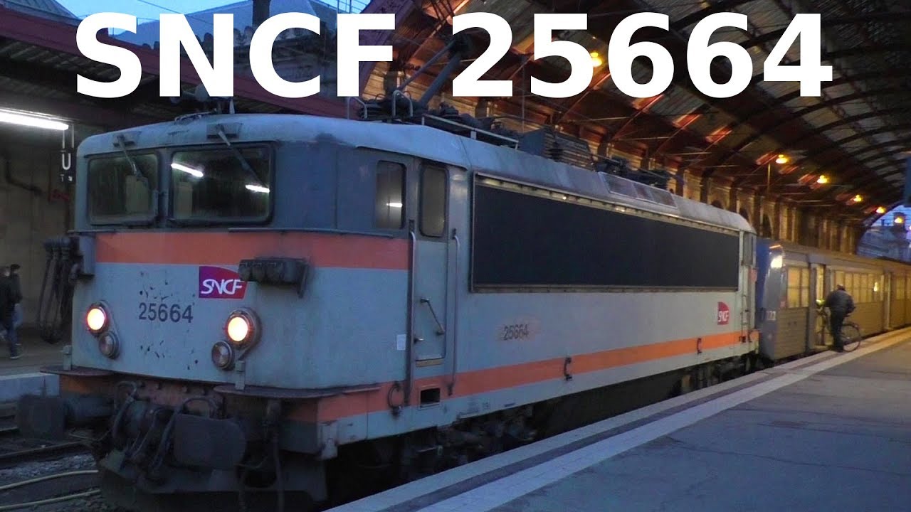 Klassische Alstom Elektrolok BB 25500 SNCF Betriebsfahrt 1964 - 1976 classic french locomotive
