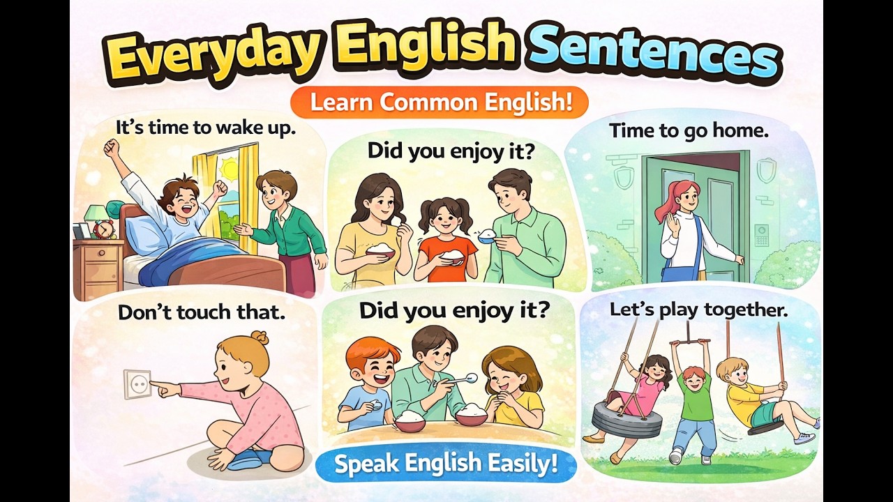 Daily Use English Sentences | Fun Learning Question Answers