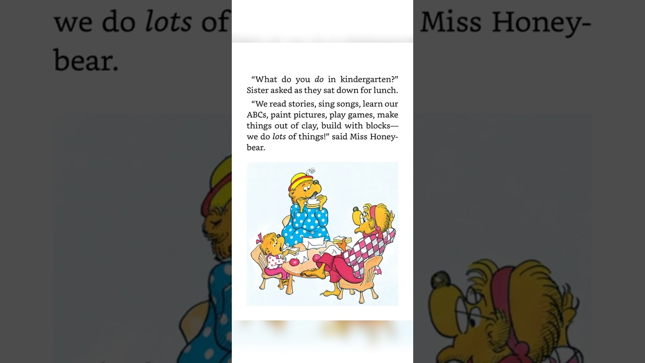 The Berenstain Bears Go to School Read-along, by Stan and Jan Berenstain, narrated by Sofia George. 