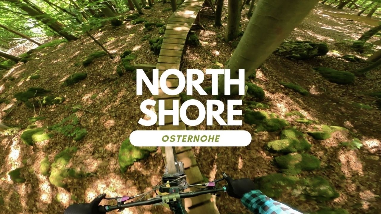 North Shore 🔴 Bikepark Osternohe Trail Review ganze Strecke Full Run POV RAW