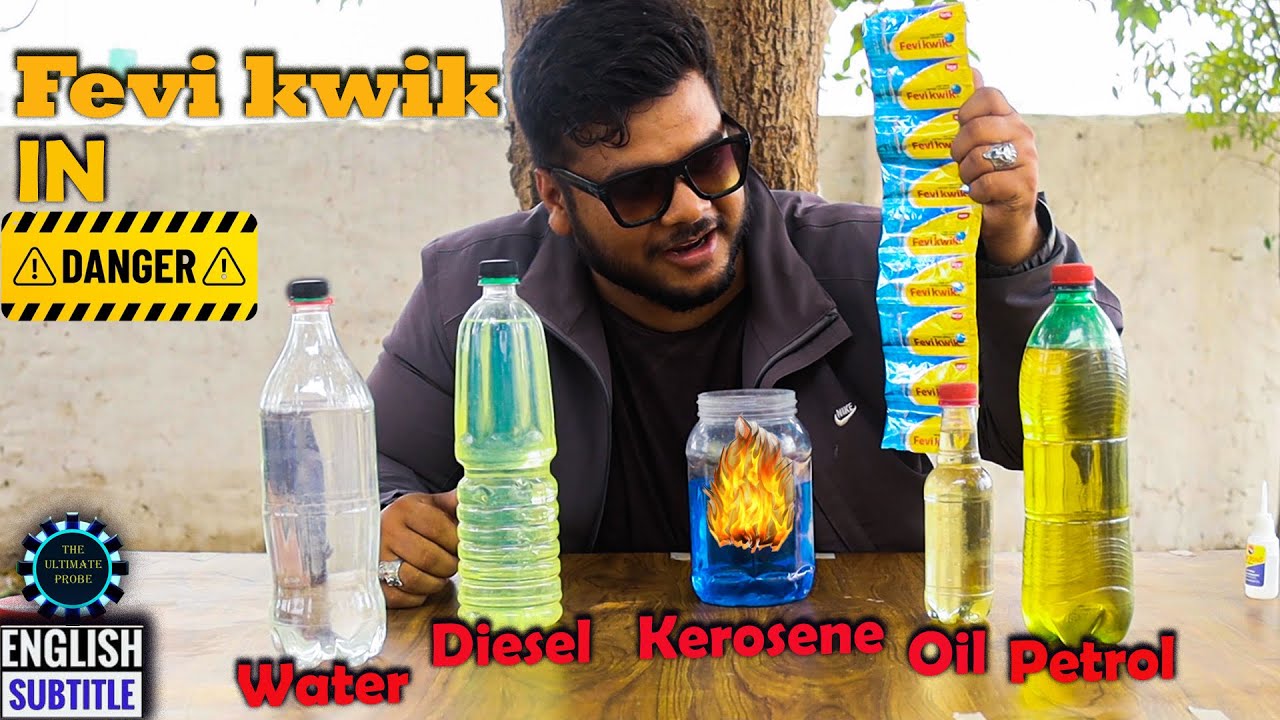 Mix FEVIKWIK With These THINGS And Get SHOCKED.!!☠️☠️🔥🔥| Feviwik Science Experiment