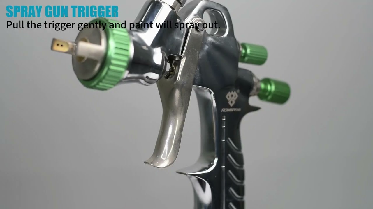 RONGPENG Professional Industrial Air Spray Gun Pneumatic Automotive Paint Gun R700 For Automobile