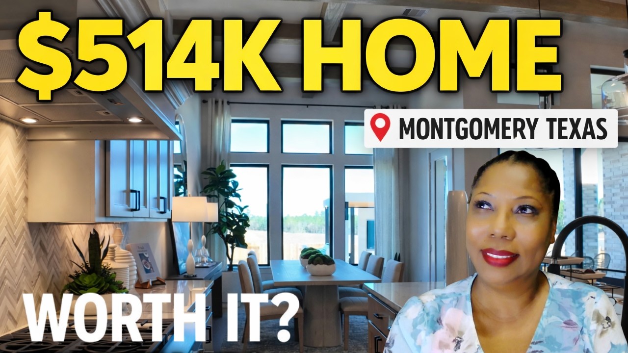 $514K New Construction Home Tour in Wildtree | Montgomery Texas (3,078 Sq Ft)